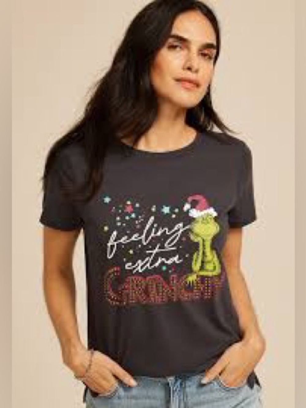 Maurices XL Feeling Extra Grinchy Tee NWT